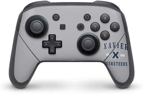 Skinit Decal Gaming Skin Compatible with Nintendo Switch Pro Controller - Officially Licensed Xavier University Muskateers Design in Saudi Arabia