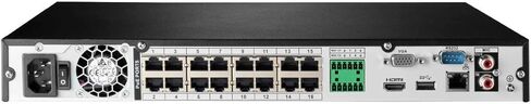 نظام فيوجن NVR 16 قناة مع كاميرات IP 4K (8MP) 16 / أسود in Kuwait