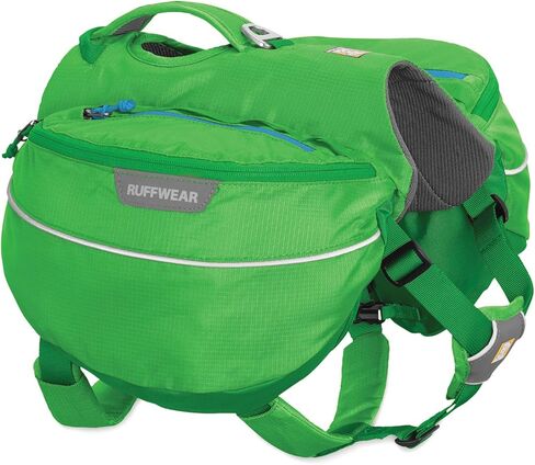 Ruffwear، حقيبة ظهر للكلاب، حقيبة للمشي لمسافات طويلة والتخييم مع حقائب سرج، لون برتقالي، مقاس X-Small in Saudi Arabia