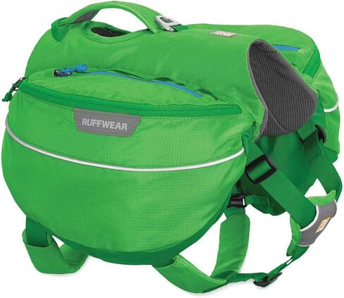 Ruffwear، حقيبة ظهر للكلاب، حقيبة للمشي لمسافات طويلة والتخييم مع حقائب سرج، لون برتقالي، مقاس X-Small in Saudi Arabia