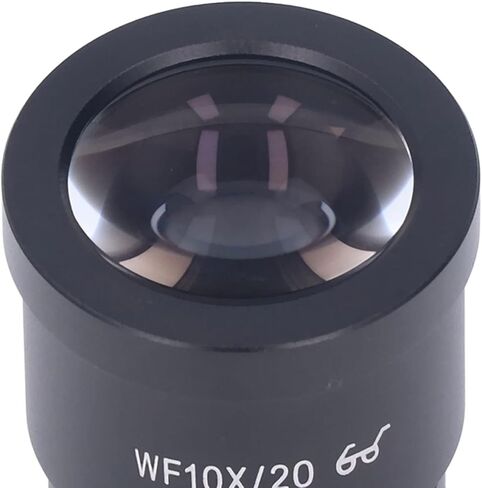 Widefield Lens, Microscope Lens 10X 20mm Field 30mm Interface High Eye Point Wide Angle Eyepiece for Laboratory Stereo, Microscope in Saudi Arabia