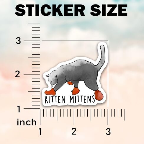 (3 قطع) ملصق من الفينيل باقتباسات مضحكة من Kitten Mittens، اقتباسات فيلم، اقتباس ساخر، ملصق مقطوع بالقالب مقاوم للماء لزجاجة المياه، الكمبيوتر المحمول، القبعة الصلبة، الخوذة، السيارة، الهاتف 3 بوصات in Kuwait