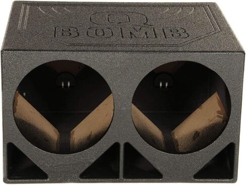 Q Power QBOMB12TB Dual 12-Inch Triangle Ported Subwoofer Box Enclosure (2 Pack) in Saudi Arabia
