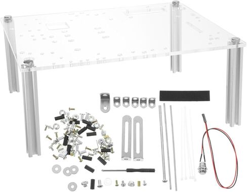 Homoyoyo Open Frame Computer Case with Stable Bracket Construction Compatible with Matx Motherboards Sturdy Base Stand for Open Air PC Workstation Suitable for Gaming and Office Use in Saudi Arabia