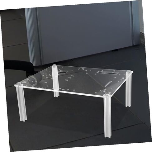BESPORTBLE Open Frame PC Case Bracket for MATX Motherboards Transparent Chassis Stand DIY Computer Workstation with Stable Base for Component Display in Kuwait