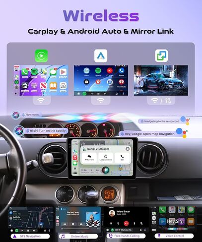 4Core 4G+64G Android 15 Car Radio for Scion xB 2007-2019, Rimoody Car Stereo Wireless Carplay Andorid auto Mirror Link 9'' INCELL Touchscreen GPS WiFi Bluetooth 5.0 FM/RDS EQ-32 SWC Backup Camera in Saudi Arabia