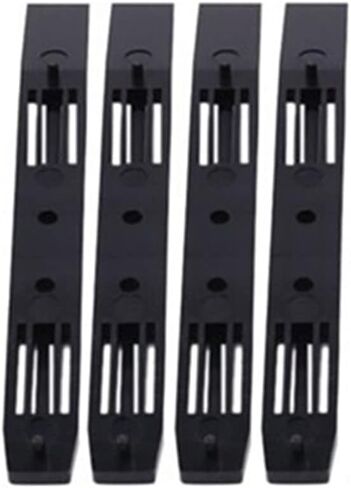 2 زوج من قضبان القرص الصلب ملحقات قفص الهيكل محرك خليج المنزلق قضبان بلاستيكية لعلبة القرص الصلب من 3.5 إلى 5.25 in Kuwait