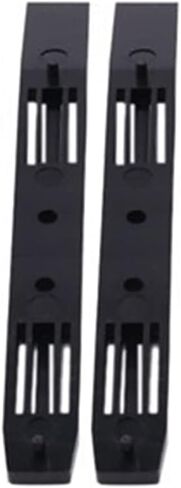 2 زوج من قضبان القرص الصلب ملحقات قفص الهيكل محرك خليج المنزلق قضبان بلاستيكية لعلبة القرص الصلب من 3.5 إلى 5.25 in Kuwait