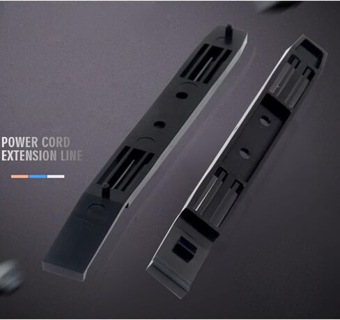 2 زوج من قضبان القرص الصلب ملحقات قفص الهيكل محرك خليج المنزلق قضبان بلاستيكية لعلبة القرص الصلب من 3.5 إلى 5.25 in Kuwait