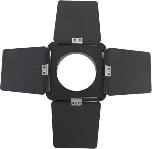 Flash Light Baffle, Precise Light Control Foldable Four Leaf Reflective Baffle Sturdy Adjustable Aluminum Alloy Compact for Portrait in Saudi Arabia