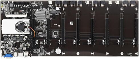 اللوحة الأم للتعدين بوحدة المعالجة المركزية Kisangel 8Gpu مع ذاكرة Ddr3 وواجهة VGA مدمجة لعمال المناجم ومنصات التعدين GPU in Kuwait