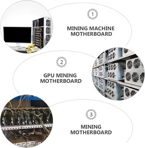 اللوحة الأم للتعدين بوحدة المعالجة المركزية Kisangel 8Gpu مع ذاكرة Ddr3 وواجهة VGA مدمجة لعمال المناجم ومنصات التعدين GPU in Kuwait