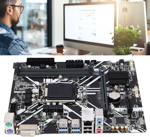 Computer Motherboard for Core i7 i5 i3 8th 9th Gen Pentium Celeron Processors, with PCIe x16 M.2 Slots DDR4 32GB, for Gaming ATX MicroATX Mainboard in Saudi Arabia