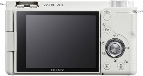 Sony ZV-E10 Mirrorless Camera with 16-50mm Lens (White) + GP-VPT3 Wireless Shooting Grip + 128 GB Memory + Tripod + More (25pc Bundle) in Saudi Arabia