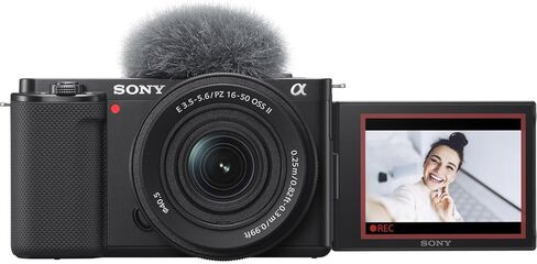 Sony ZV-E10 II Mirrorless Camera with 16-50mm Lens (White) + GP-VPT3 Wireless Shooting Grip + 128 GB Memory + Tripod + More (22pc Bundle) in Saudi Arabia