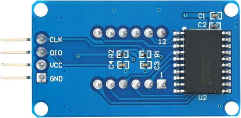 10 قطعة 4 أرقام 7 قطعة أنبوب رقمي شاشة LED سطوع قابل للتعديل متوافق مع شاشة Arduino in Saudi Arabia