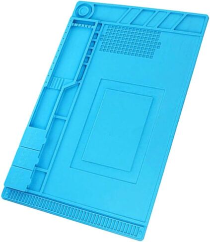 Silicone Heat-resistant Repair Mat for Small Parts Sky-blue Pad for Electronics and Phone Repair in Saudi Arabia