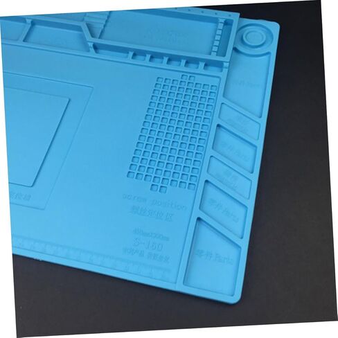 Silicone Heat-resistant Repair Mat for Small Parts Sky-blue Pad for Electronics and Phone Repair in Saudi Arabia