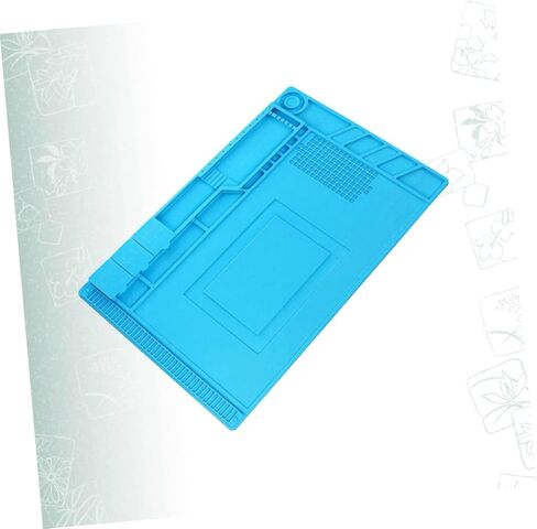 Silicone Heat-resistant Repair Mat for Small Parts Sky-blue Pad for Electronics and Phone Repair in Saudi Arabia