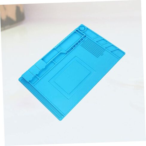 Silicone Heat-resistant Repair Mat for Small Parts Sky-blue Pad for Electronics and Phone Repair in Saudi Arabia