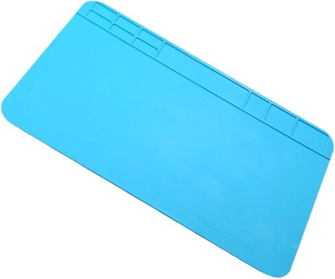 1Pc Electronic Repair Mat Silicone Work Pad for Small Parts Heat Insulation and Organization for Cell Phone Repairs Handy Maintenance Tool for Tiny Screws and Components in Saudi Arabia
