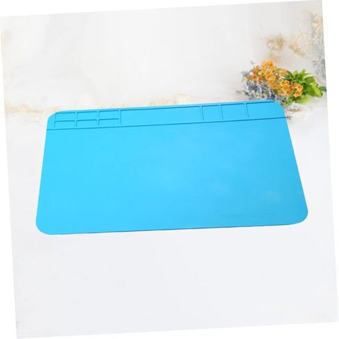 1Pc Electronic Repair Mat Silicone Work Pad for Small Parts Heat Insulation and Organization for Cell Phone Repairs Handy Maintenance Tool for Tiny Screws and Components in Saudi Arabia