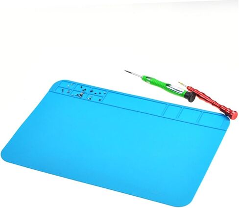 1Pc Electronic Repair Mat Silicone Work Pad for Small Parts Heat Insulation and Organization for Cell Phone Repairs Handy Maintenance Tool for Tiny Screws and Components in Saudi Arabia