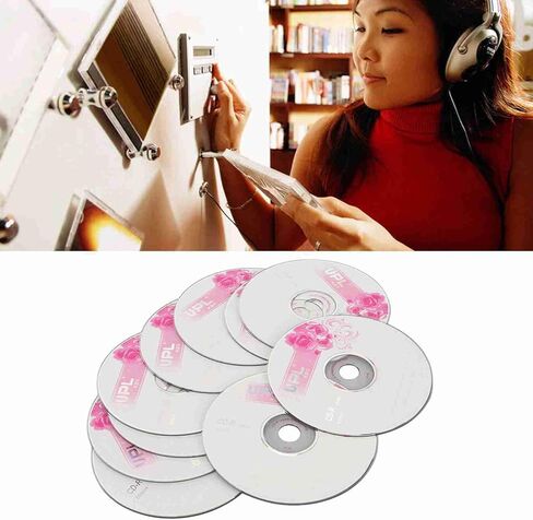 GOWENIC CD R 730MB CD Blanks, Ideal for Photo and Music Data Recording, 52x Speed Disc Blank CDs, Compatible with Most CD R Drives (10PCS) in Saudi Arabia