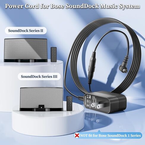 شاحن 18 فولت لـ Bose SoundDock Series II 2، Series 3 III 310583-1130 مصدر طاقة نظام الموسيقى الرقمي لـ PCS36W-208 293247-006 3105831300 310583-1200 محول تيار متردد لمكبر الصوت اللاسلكي in Kuwait