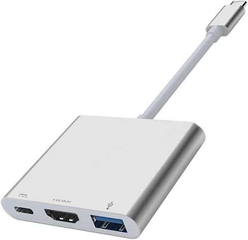 محول USB C إلى 4K HDMI محول PD HDTV متوافق مع Samsung Galaxy Tab S10 Ultra (14.6 بوصة)/S10 Plus (12.4 بوصة)، محول بروجكتور بمنفذ شاحن TV Video Hub Type-C in Kuwait