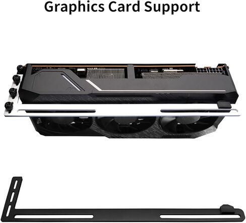 بطاقة الرسومات العمودية وحدة معالجة الرسومات GPU حامل بطاقة الفيديو المتدلي على شكل حرف L GPU للكمبيوتر المكتبي GPU قوس لحقيبة الكمبيوتر in Saudi Arabia