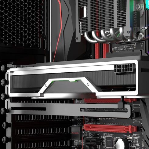 بطاقة الرسومات العمودية وحدة معالجة الرسومات GPU حامل بطاقة الفيديو المتدلي على شكل حرف L GPU للكمبيوتر المكتبي GPU قوس لحقيبة الكمبيوتر in Saudi Arabia
