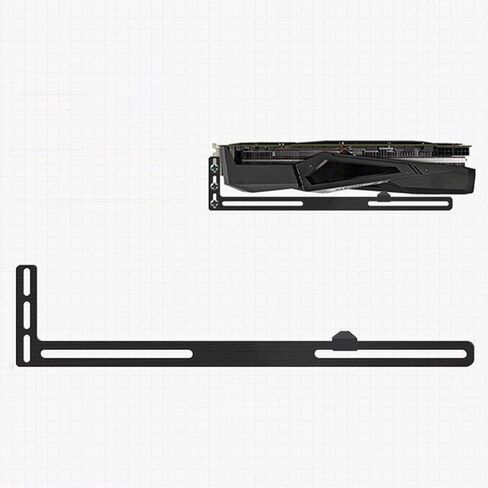 بطاقة الرسومات العمودية وحدة معالجة الرسومات GPU حامل بطاقة الفيديو المتدلي على شكل حرف L GPU للكمبيوتر المكتبي GPU قوس لحقيبة الكمبيوتر in Saudi Arabia