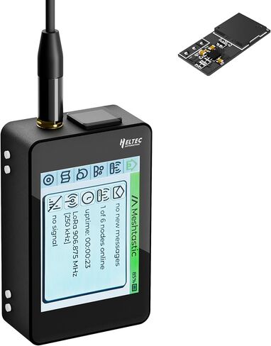 لوحة تطوير Heltec ESP32 LoRa V4 مع حافظة شاشة تعمل باللمس GPS 2800 مللي أمبير في الساعة هوائي بطارية ESP32 S3 SX1262 Chip Surport WiFi Blue Tooth LoRa للمنزل الذكي Meshtastic IoT in Kuwait