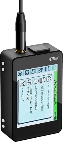 لوحة تطوير Heltec ESP32 LoRa V4 مع حافظة شاشة تعمل باللمس GPS 2800 مللي أمبير في الساعة هوائي بطارية ESP32 S3 SX1262 Chip Surport WiFi Blue Tooth LoRa للمنزل الذكي Meshtastic IoT in Kuwait