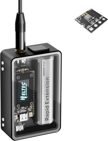 لوحة تطوير Heltec ESP32 LoRa V4 مع حافظة شاشة تعمل باللمس GPS 2800 مللي أمبير في الساعة هوائي بطارية ESP32 S3 SX1262 Chip Surport WiFi Blue Tooth LoRa للمنزل الذكي Meshtastic IoT in Kuwait