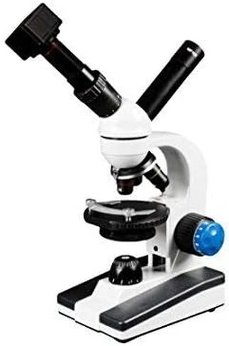 مجهر مركب من Vision Scientific VME0018-T-LD-5NS مزدوج الرؤية، عدسة WF 10x و25x WF، تكبير 40x-1000x، إضاءة LED، مرحلة دائرية منزلقة، كاميرا رقمية 5 ميجابكسل in Saudi Arabia