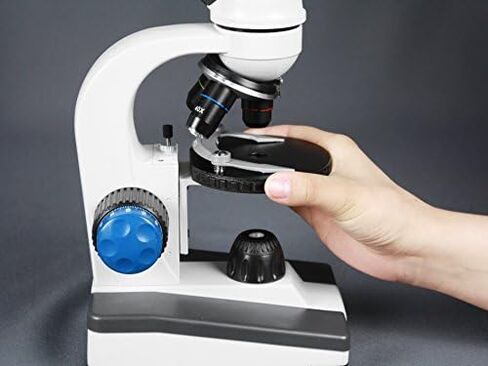 مجهر مركب من Vision Scientific VME0018-T-LD-5NS مزدوج الرؤية، عدسة WF 10x و25x WF، تكبير 40x-1000x، إضاءة LED، مرحلة دائرية منزلقة، كاميرا رقمية 5 ميجابكسل in Saudi Arabia