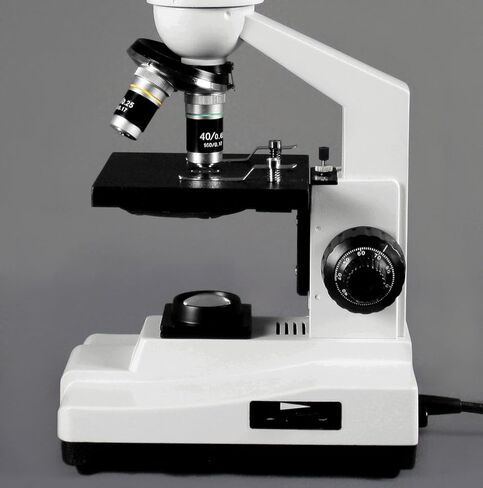 مجهر مركب من Vision Scientific ذو عرض مزدوج، عدسات WF 10x و25x WF، تكبير 40x-1000x، إضاءة LED، تركيز خشن محوري ودقيق، مسرح كبير، كاميرا عدسة رقمية بدقة 5.0 ميجابكسل in Saudi Arabia