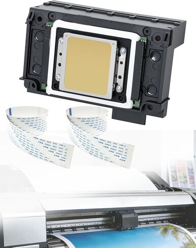 استبدال رأس الطباعة XP600 لطابعات UV DTF، رأس طباعة عالي الدقة بـ 6 ألوان لطابعات XP600 XP601 XP510، تدفق حبر سلس وفوهة مضادة للانسداد، مع قطعتين من كبل البيانات المسطح 29 دبابيس in Kuwait