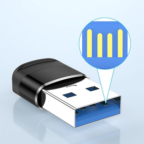 محول USB إلى USB C بسرعة 10 جيجابت في الثانية ومحول USB C أنثى إلى USB3.0 ذكر ونقل بيانات بسرعة 10 جيجابت في الثانية وشحن سريع لأجهزة الكمبيوتر المحمولة والهواتف in Kuwait