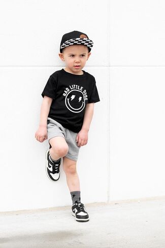 تي شيرت برسومات Rad Little Dude Boys | تي شيرت للأطفال مصنوع من قماش بيلا قطن 100% ناعم | تي شيرت صيفي للرضع والأطفال الصغار والشباب in Kuwait