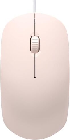Silent USB Wired Mouse - 3-Button Ergonomic Computer Mouse with Precise Optical Design & Scrolling Wheel - Plug and Play PC Laptop for Windows, Mac - 1 Pack in Saudi Arabia
