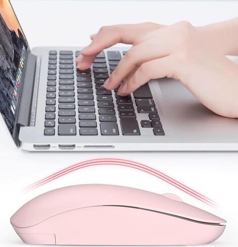 Silent USB Wired Mouse - 3-Button Ergonomic Computer Mouse with Precise Optical Design & Scrolling Wheel - Plug and Play PC Laptop for Windows, Mac - 1 Pack in Saudi Arabia