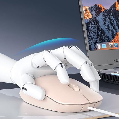 Silent USB Wired Mouse - 3-Button Ergonomic Computer Mouse with Precise Optical Design & Scrolling Wheel - Plug and Play PC Laptop for Windows, Mac - 1 Pack in Saudi Arabia