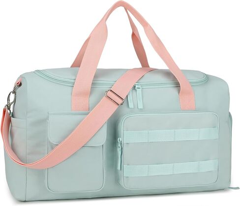 Gym Bags for Women & Men - Lightweight Travel Duffle Bag with Shoes Compartment & Wet Pocket, Durable Carry-on Weekend Bag, Medium in Saudi Arabia