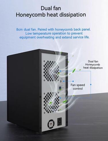 8 Bay Tool Less Tray Hot Swappabe 2.5 "3.5" SATA Non Raid External USB 3.0 Enclosure SY-ENC50119 in Kuwait