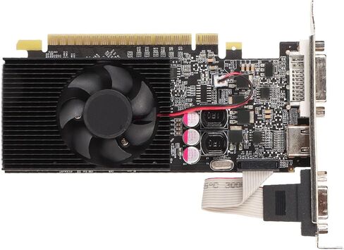 VBESTLIFE GT730 2GB Graphics Card, GDDR3, 64 Bit, PCI Express 2.0 x16, 810/1300MHz, 2560x1600, Gaming Video Card with, DVI I and Ports (GT730 2GB GDDR3) in Saudi Arabia
