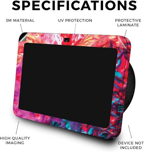 الجلد متوافق مع Amazon Echo Show 8 (الجيل الثالث، 2023) - حفلة الطلاء - غطاء لاصق واقي من الفينيل الفاخر 3M - سهل الاستخدام | صُنع في الولايات المتحدة الأمريكية بواسطة MightySkins in Kuwait