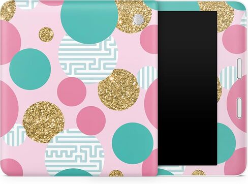 غلاف الكمبيوتر اللوحي متوافق مع Kobo Libra 2 (2023) - Golden Bubbles - غطاء لاصق واقٍ من الفينيل الفاخر 3M - سهل الاستخدام | صُنع في الولايات المتحدة الأمريكية بواسطة MightySkins in Kuwait